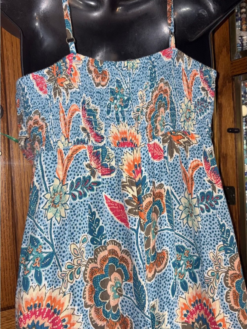Angie Paisley Print V-Neck Wide-Leg Jumpsuit small - Picture 4 of 9